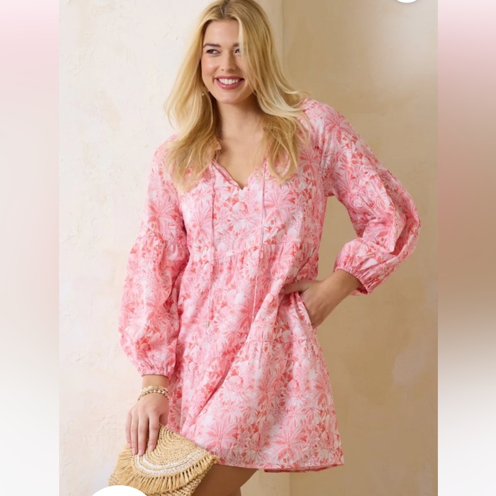 Tommy Bahama Pink Floral Mini Dress